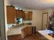 The kitchen has updated appliances, and a breakfast bar at 4225 Stewart Rd, Claremont, NC 28610