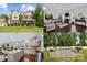 Collage showcasing the home's exterior, living room, kitchen, and backyard pool at 5384 Gatsby Cir, Rock Hill, SC 29732