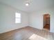 Bedroom with a single window, vinyl floors and plenty of natural light at 55 Ranlo Ave, Gastonia, NC 28054