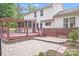 Backyard with large deck and stone patio at 6910 Birdsong Ln, Waxhaw, NC 28173