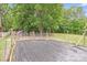Garden area with shed and white fencing at 6910 Birdsong Ln, Waxhaw, NC 28173
