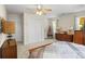 Bedroom featuring an en-suite closet and large dresser at 7365 Gabriel St, Sherrills Ford, NC 28673