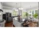 Bright kitchen with a center island, stainless steel appliances, and natural light at 7365 Gabriel St, Sherrills Ford, NC 28673