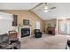 Inviting living space featuring a fireplace, elegant decor, and ample natural light at 819 Riddle Mill Rd, Clover, SC 29710