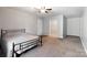 Bedroom with ceiling fan, carpet, and closet at 856 Skyline Dr, Chester, SC 29706