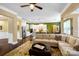 Spacious layout connecting the living area and kitchen, both bathed in natural light, perfect for Gathering gatherings at 9735 Wheatfield Rd, Charlotte, NC 28277