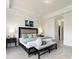 This main bedroom features a tray ceiling, and neutral tones at 9923 Paradise Ridge Rd, Charlotte, NC 28277