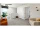 Bright hallway area features neutral walls, plush carpet, and modern decor at 1023 Hostler Ln, York, SC 29745