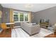 Inviting living room with natural light, modern furnishings, and a neutral color palette. Perfect for relaxing at 1100 Mona Dr, Charlotte, NC 28206