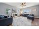 Inviting living room with a fireplace, large windows, and comfortable seating at 1180 Bannockburn Ave, Rock Hill, SC 29732