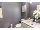Bathroom with a neutral color scheme and decorative accents at 11807 Hawick Valley Ln, Charlotte, NC 28277