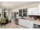 Kitchen with stainless steel appliances and white cabinets at 11807 Hawick Valley Ln, Charlotte, NC 28277