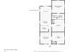 A detailed layout of the floor plan of the house, with various room dimensions at 1211 N Boyce St, Gastonia, NC 28052
