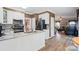 Open kitchen with granite countertops and stainless steel appliances at 1261 Hawthorne Dr, Indian Trail, NC 28079