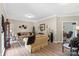 Spacious living room with wood flooring, neutral walls, and comfortable seating arrangement at 1261 Hawthorne Dr, Indian Trail, NC 28079