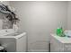 Functional laundry room with modern appliances and ample shelving at 1270 Winding Creek Rd, Salisbury, NC 28146