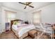 Cozy bedroom featuring wood floors and soft, natural light at 145 Driftwood Dr, Mooresville, NC 28117
