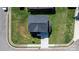 Aerial view of a charming house with a well-maintained lawn in a quiet neighborhood at 1925 Maius Dr # 30, Conover, NC 28613