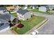 Aerial view of a well-kept home featuring a lush green lawn and charming curb appeal at 1925 Maius Dr # 30, Conover, NC 28613