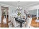 Elegant dining room with stylish decor, chandelier, and hardwood floors at 1929 Faison Ave, Fort Mill, SC 29708