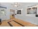 Living room featuring bamboo flooring, recessed lighting, and artwork on the walls at 1929 Faison Ave, Fort Mill, SC 29708