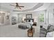 Bright main bedroom offers tray ceilings, sitting area, and an abundance of natural light at 1929 Faison Ave, Fort Mill, SC 29708
