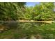 Scenic view of a large pond surrounded by lush greenery, offering a tranquil and private setting at 1956 Forest Ridge Dr, Stanley, NC 28164