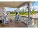 Relaxing back porch view overlooking the serene backyard at 3015 Great Falls Hwy, Chester, SC 29014