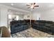 Spacious living room showcasing an open layout to the dining and kitchen areas at 3015 Great Falls Hwy, Chester, SC 29014