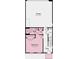 This floorplan features a bedroom, bathroom and garage on the first floor at 3124 Stelfox St, Charlotte, NC 28262