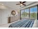 Spacious main bedroom features a large window, dresser, and soft decor, creating a cozy and inviting atmosphere at 3124 Stelfox St, Charlotte, NC 28262