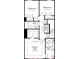 Second floor plan featuring owner's suite, two additional bedrooms, and a full bathroom at 3128 Stelfox St, Charlotte, NC 28262