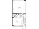 Floor plan featuring a garage, half bath, drop zone, flex room, and foyer at 3128 Stelfox St, Charlotte, NC 28262