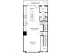Open-concept layout: kitchen, dining, and living areas, plus half bath and outdoor space at 3128 Stelfox St, Charlotte, NC 28262