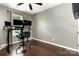 Office space with wood flooring and natural light at 4002 Solomons Ct, Monroe, NC 28110