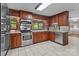 Modern kitchen with stainless steel appliances, granite countertops, and ample cabinet space at 402 School St, Rockwell, NC 28138
