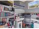 Organized home office featuring built-in shelving and dual monitors, perfect for productivity at 402 School St, Rockwell, NC 28138