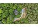 Stunning aerial view of a secluded home nestled among lush, mature trees, offering privacy and natural beauty at 4038 Forest Brook Dr, Edgemoor, SC 29712
