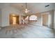 Large bonus room with neutral carpet and a vaulted ceiling featuring a fan at 4509 Rosecliff Dr, Charlotte, NC 28277