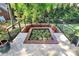 Well maintained home with sunken garden and wood beam planters and wrought iron railings at 4509 Rosecliff Dr, Charlotte, NC 28277