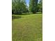 Expansive green lawn surrounded by lush trees, creating a serene outdoor space at 515 Benton St, Monroe, NC 28110