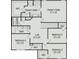 Upstairs floor plan displaying the owner's suite, bathroom, loft area, and additional bedrooms at 6308 Honor Ave, Midland, NC 28107
