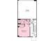 Floorplan showing Bedroom 4 with bath access to garage and foyer at 743 Hoke Ln, Davidson, NC 28036