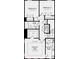 Floorplan shows upper level with owner's suite, bedrooms, baths, and laundry layout at 747 Hoke Ln, Davidson, NC 28036