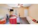 Finished basement with gym area, weights, and rubber floor at 9433 Stonebridge Way, Mint Hill, NC 28227
