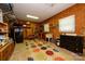 Functional garage space with ample storage, a sink, and a colorful rug at 13030 Mayes Rd, Huntersville, NC 28078