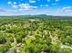 Wide aerial view showcases the neighborhood's setting against the backdrop of the surrounding mountain landscape at 1811 Belmar Dr, Gastonia, NC 28052