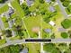 Aerial view of property highlighting lot size and neighborhood setting at 1811 Belmar Dr, Gastonia, NC 28052