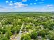 Aerial view showcases the neighborhood's setting against the backdrop of the surrounding mountain landscape at 1811 Belmar Dr, Gastonia, NC 28052