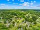 Scenic aerial view showcases the neighborhood's lush, verdant tree canopy against a bright blue sky at 1811 Belmar Dr, Gastonia, NC 28052